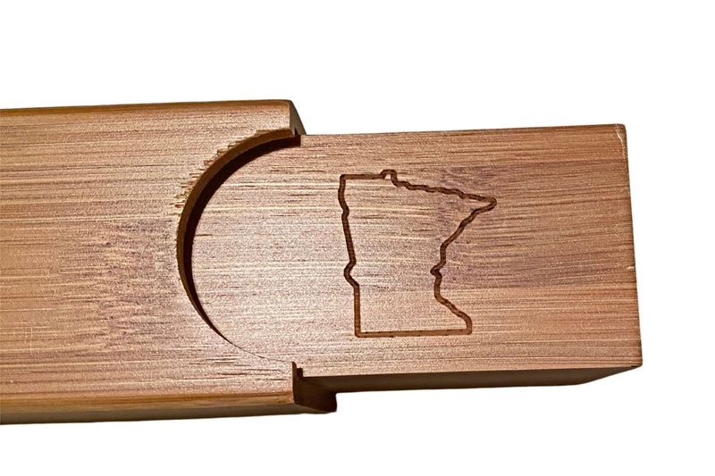 Engraved Wooden Case - Skyline Specs